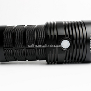 Promotion 5000 lumen Strong Light Rechargeable Long Distance LED Torch Light Emergency Flashlight