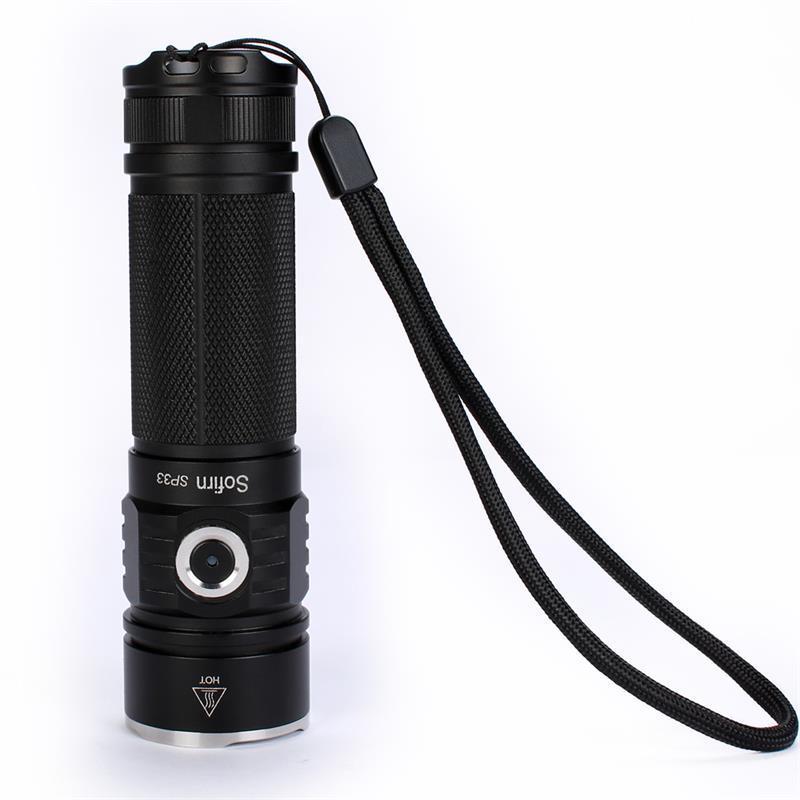 6 Modes Super Bright IP68 Waterproof Rechargeable  2500 Lumens  Aluminum Tactical Flashlight