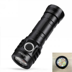 Adventures 1100 Lumens AA battery High Powered Rechargeable Handheld Torch Flashlight For Hiking Camping Emergency