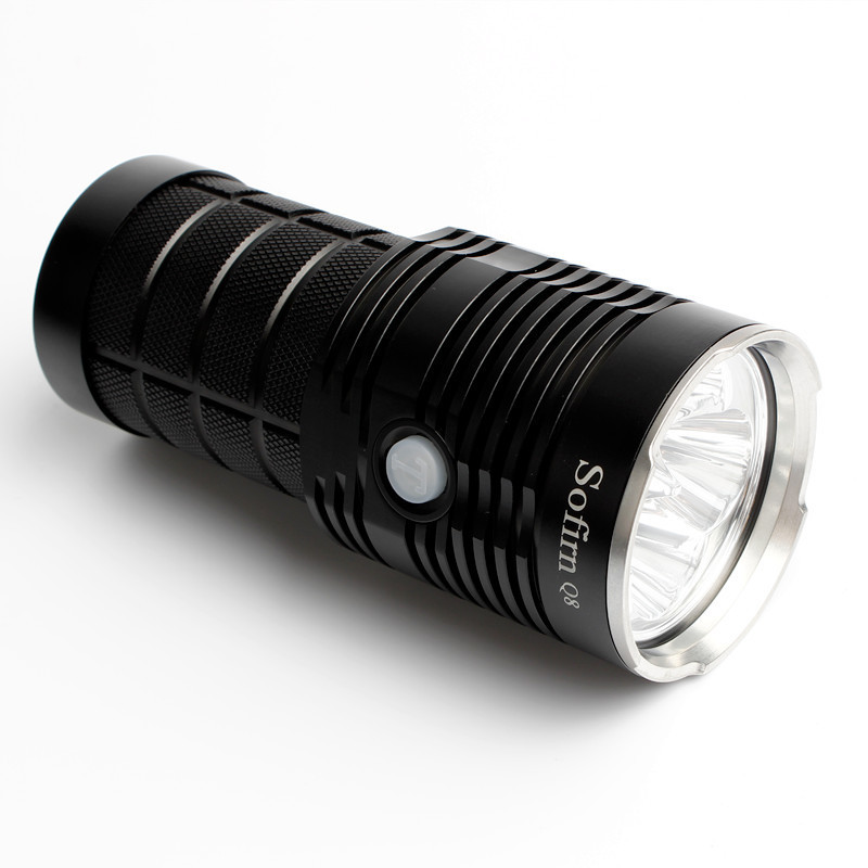 Rechargeable  High-power Super Bright 5000 lumens Tactical Spotlight Lantern Flashlight