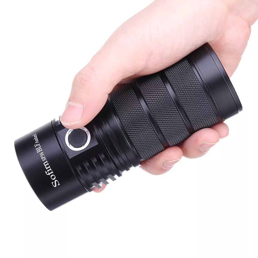 2023 Newest Factory Price Sofirn SP36  High Power 6000 Lumen  XPL  Rechargeable 18650 Tactical Led Flashlight