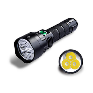 waterproof rechargeable 3500 lumen aluminum alloy led flashlight  for  emergency  use and outdoor