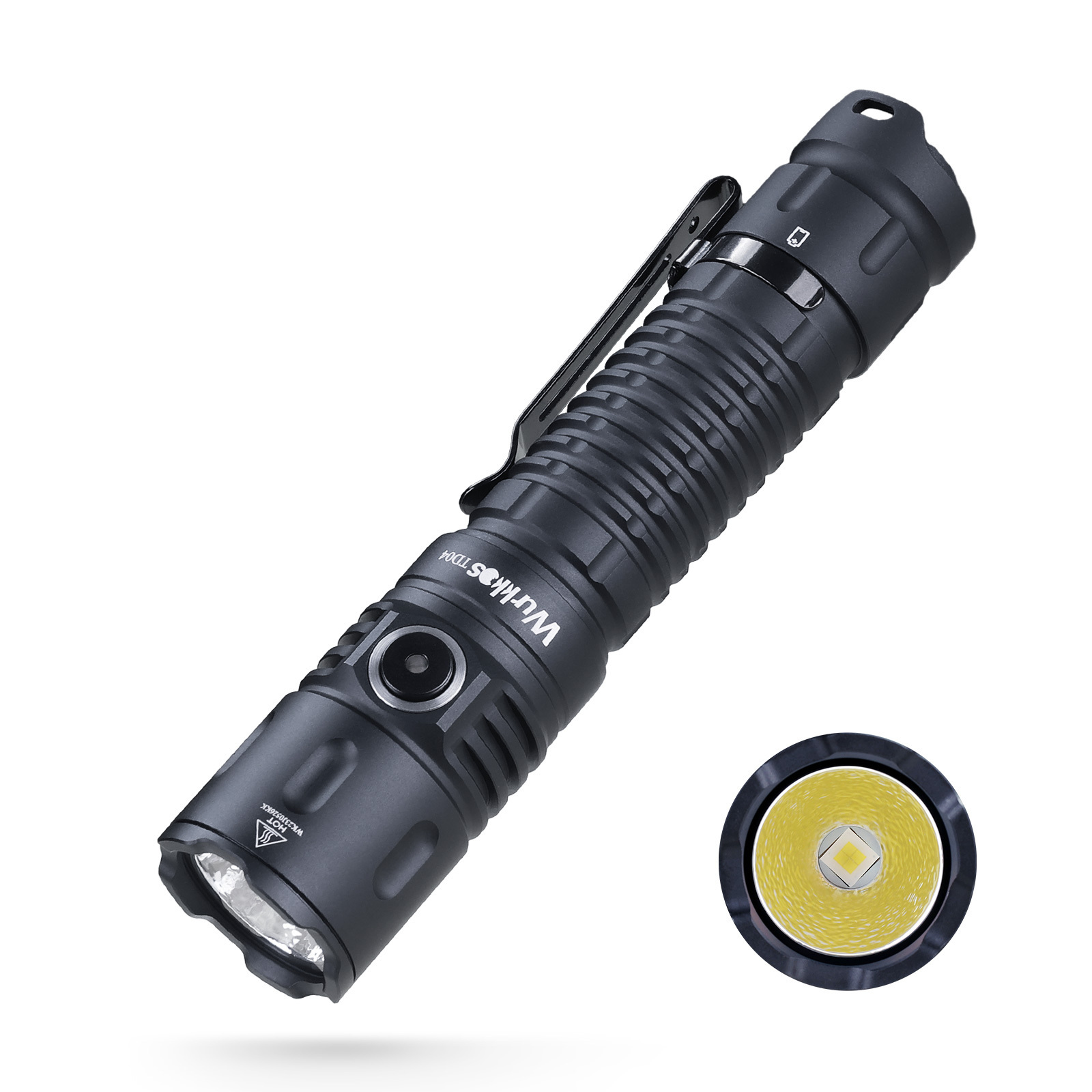 Wurkkos High Quality Durable IPX8 Water resistant Rechargeable EDC Torch 3000lm Tactical LED Flashlight