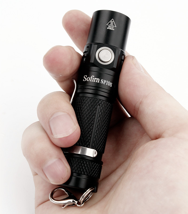 Sofirn 100 lumen mini lightweight bright aluminium Waterproof ip68 led pocket torch flashlight