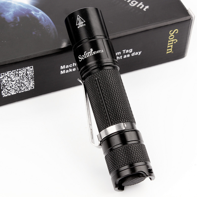 sofirn SF14v2.0 Aluminum Mini Pen Flashlight Ip68 Waterproof Purse Light Led Flashlight