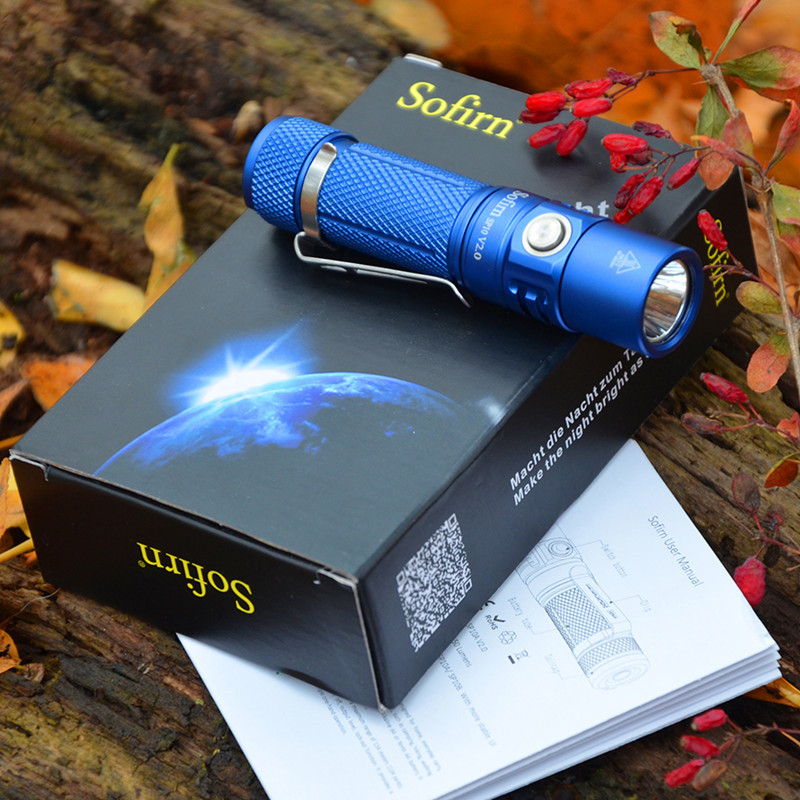 SP10 V2.0 Blue Color Torch Waterproof XPG2 Mini LED Flashlight AA 14500 Tactical Flashlight Torch