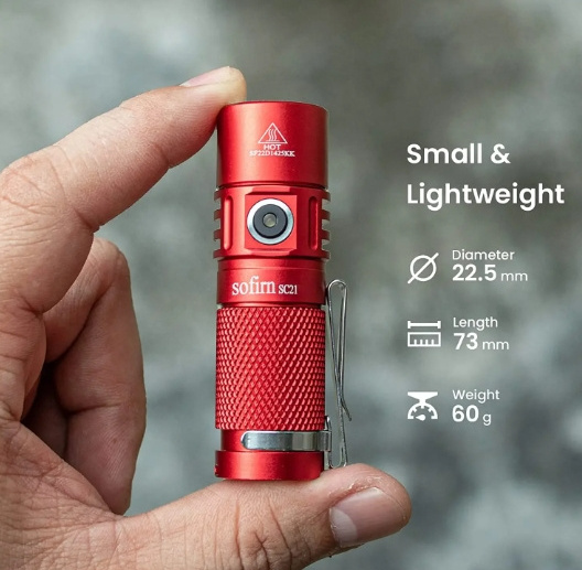 Super Bright Mini Flashlight Rechargeable Max 1000 High Lumens Keychain Flashlight with Magnetic Tail