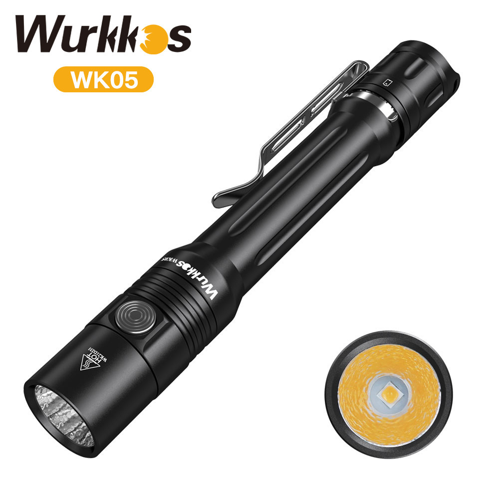 Super Bright IPX8 Waterproof  Penlight  900lm EDC Torch 2*14500 Rechargeable LED Flashlight Running/Camping