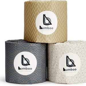 3ply Toilet Tissue Wholesale Bamboo Toilet Paper Customized Logo Party Tissue Paper