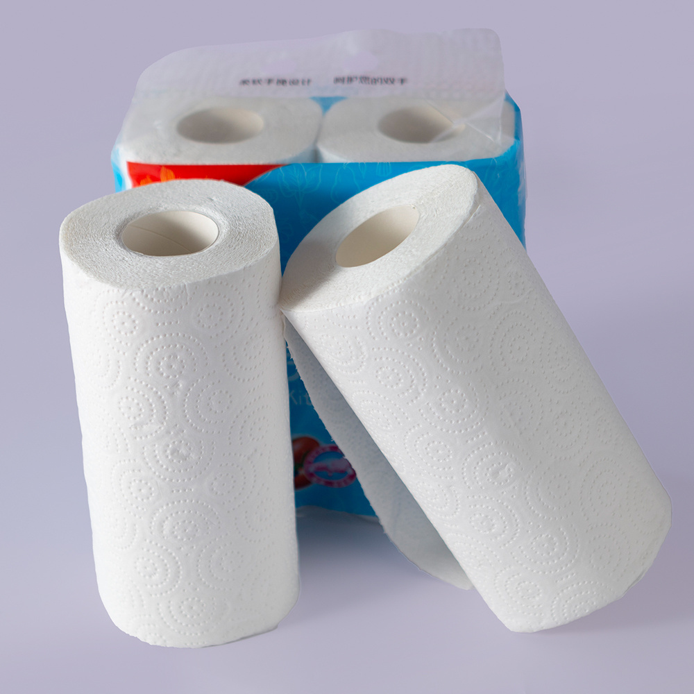 Cheap price embossed individually wrapped  supplier absorption kitchen towel tissue kitchen paper