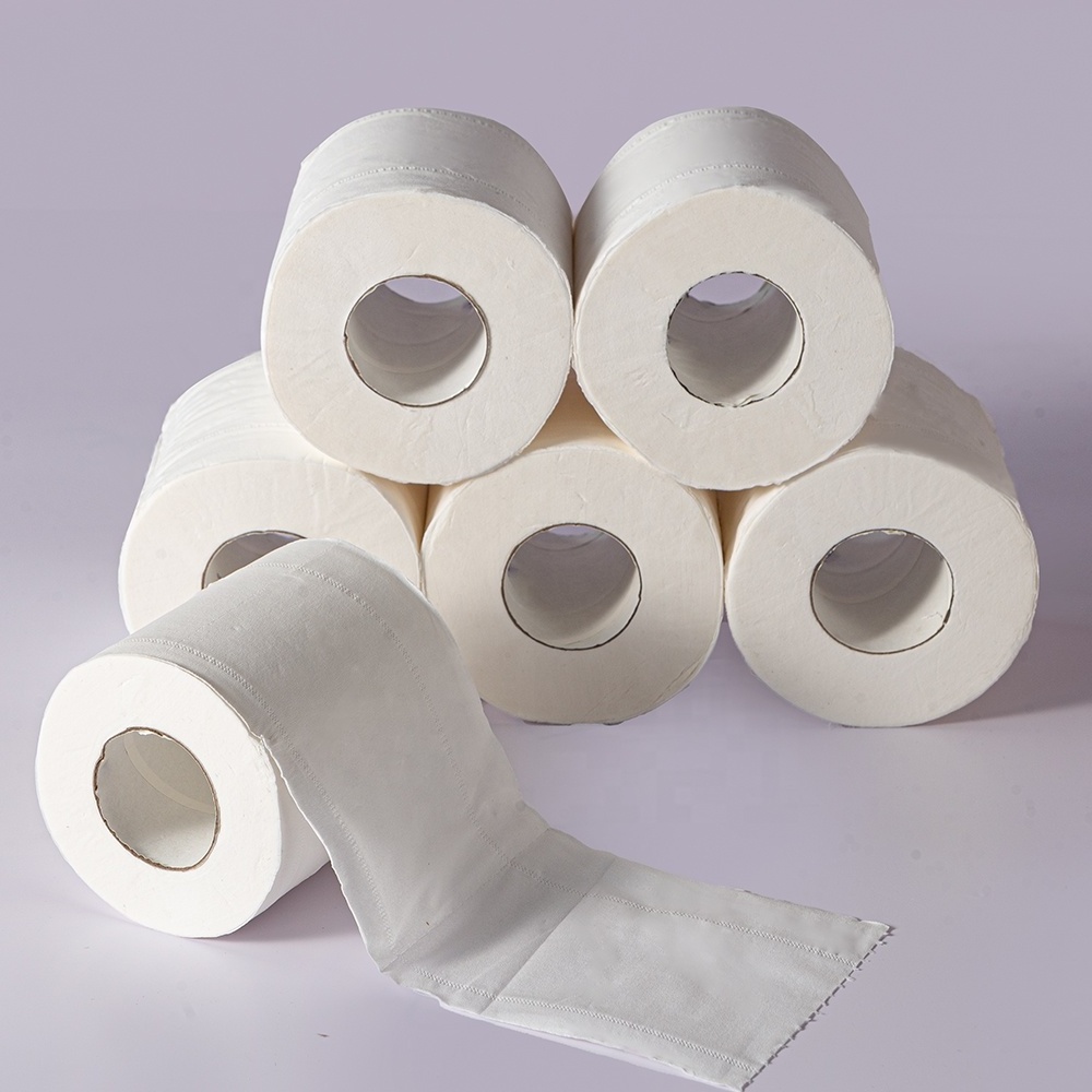 Fast Dissolving Wholesale 1/2/3/4 layers printed core bathroom tissue/toilet paper/toilet tissue roll