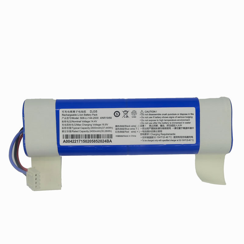 DJ35 DJ36 Vacumn Cleaner Battery For ECOVACS Sweeping Robot High Capacity 14.4v 2600mAh Lithium Ion Batteries DN55/520 Batera