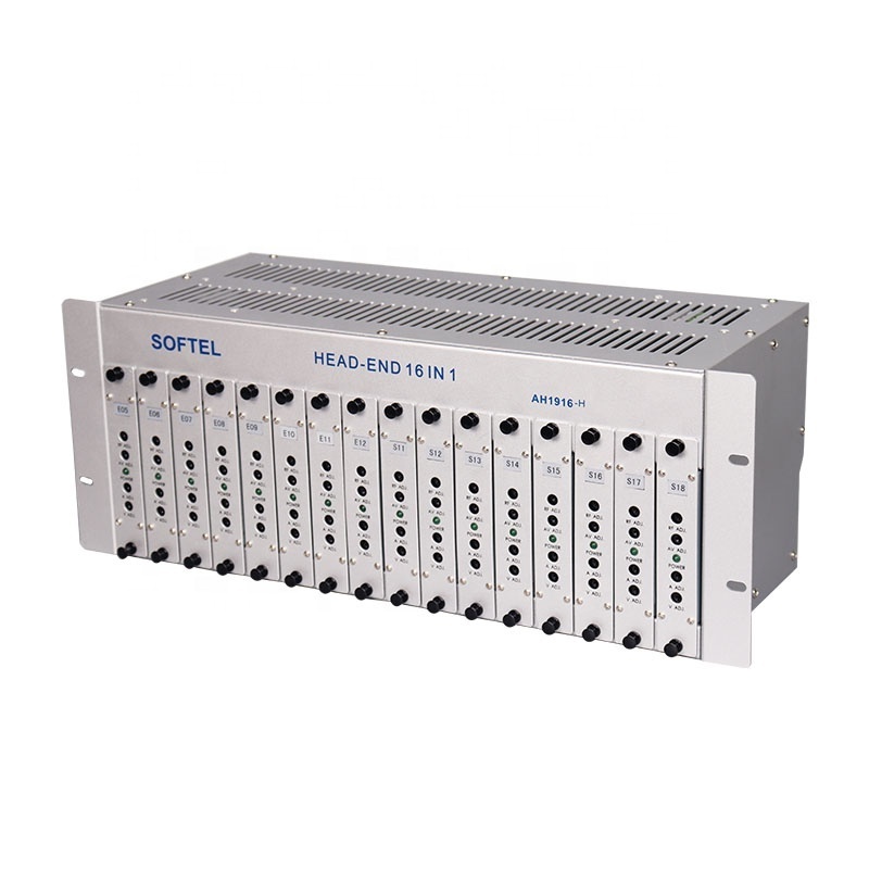 SOFTEL catv 16/24 channel modulators analog catv RF modulator HD input RF output modulator