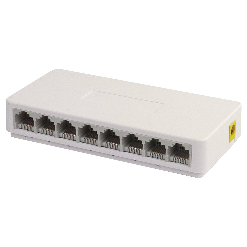 Softel Low Power Consumption automatic 10/100Mbps CCTV Gigabit Ethernet router 8 ports network switches