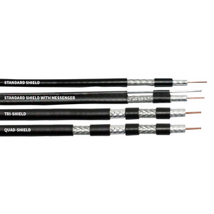 RG59/RG6 Quad Shield Low Loss Serial Digital Coaxial Cable CATV Distribution Coaxial Cable 500'/1000' per Reel