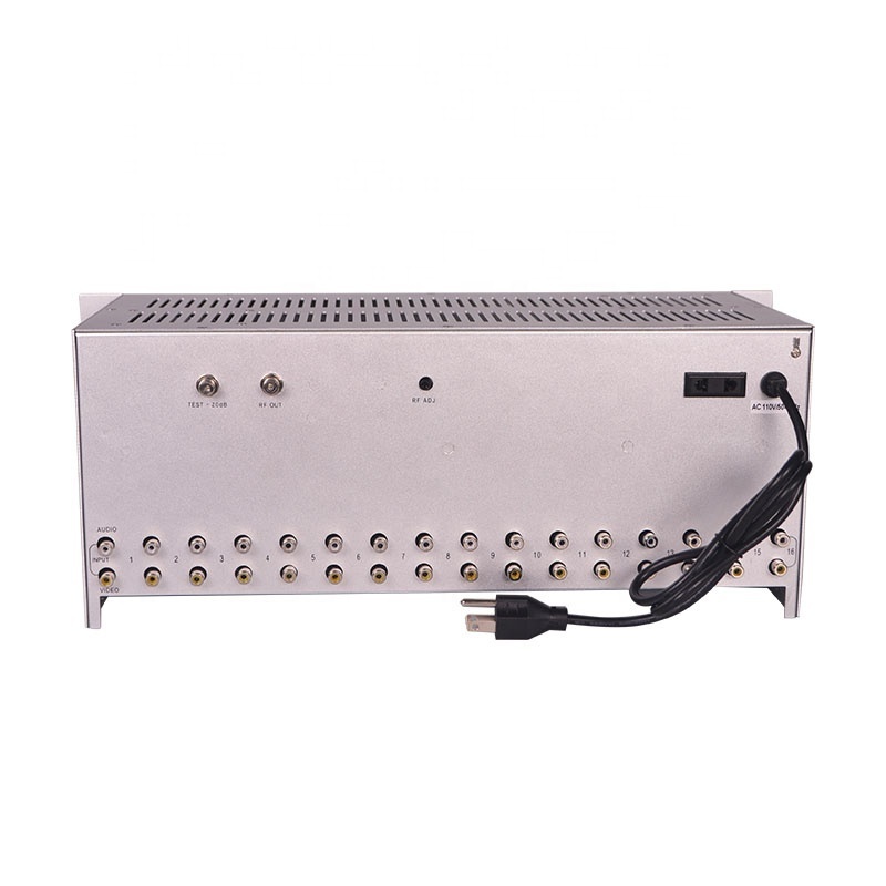 16 channels modulator Fixed multi channel rf modulator Analog TV Modulator