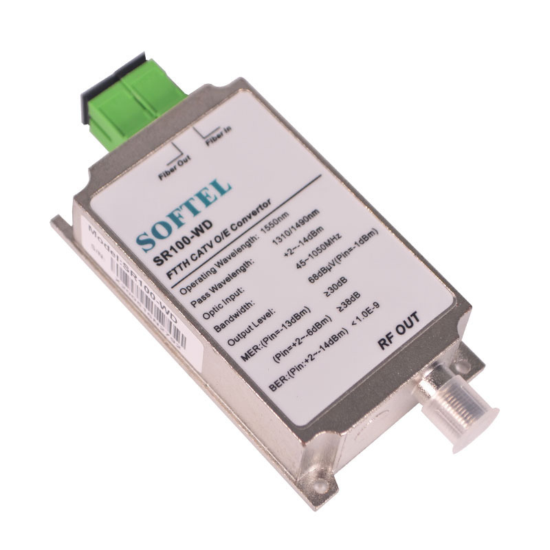 Softel SR100-WD Zinc Alloy Housing Passive Buit-in WDM Mini Optical Node