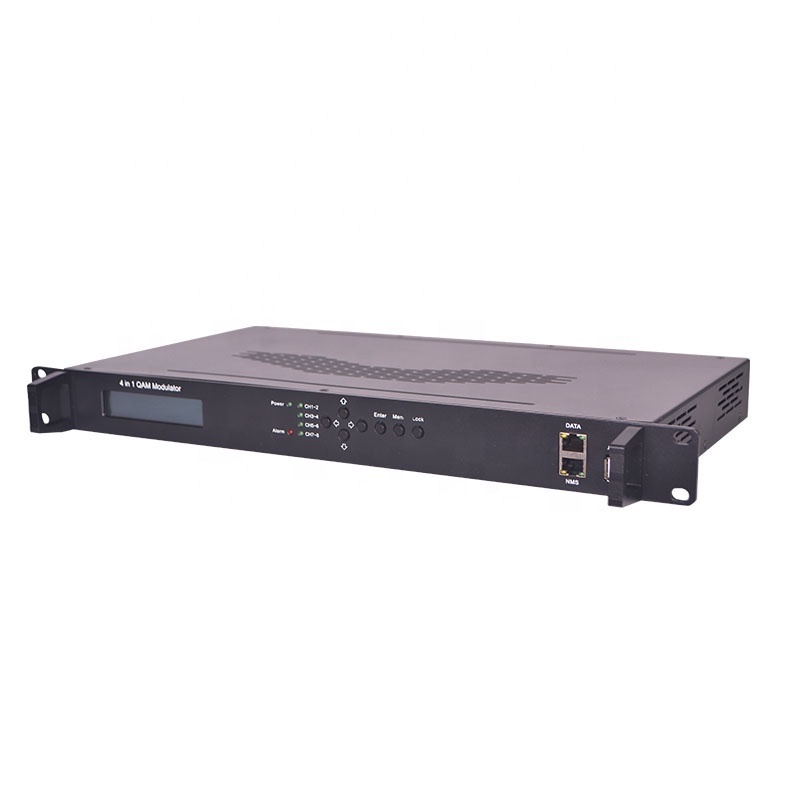 IP QAM Modulator  Digital Modulator 4 in 1 4 DVB-C/S/S2/ATSC Tuner dvb-t2 modulator