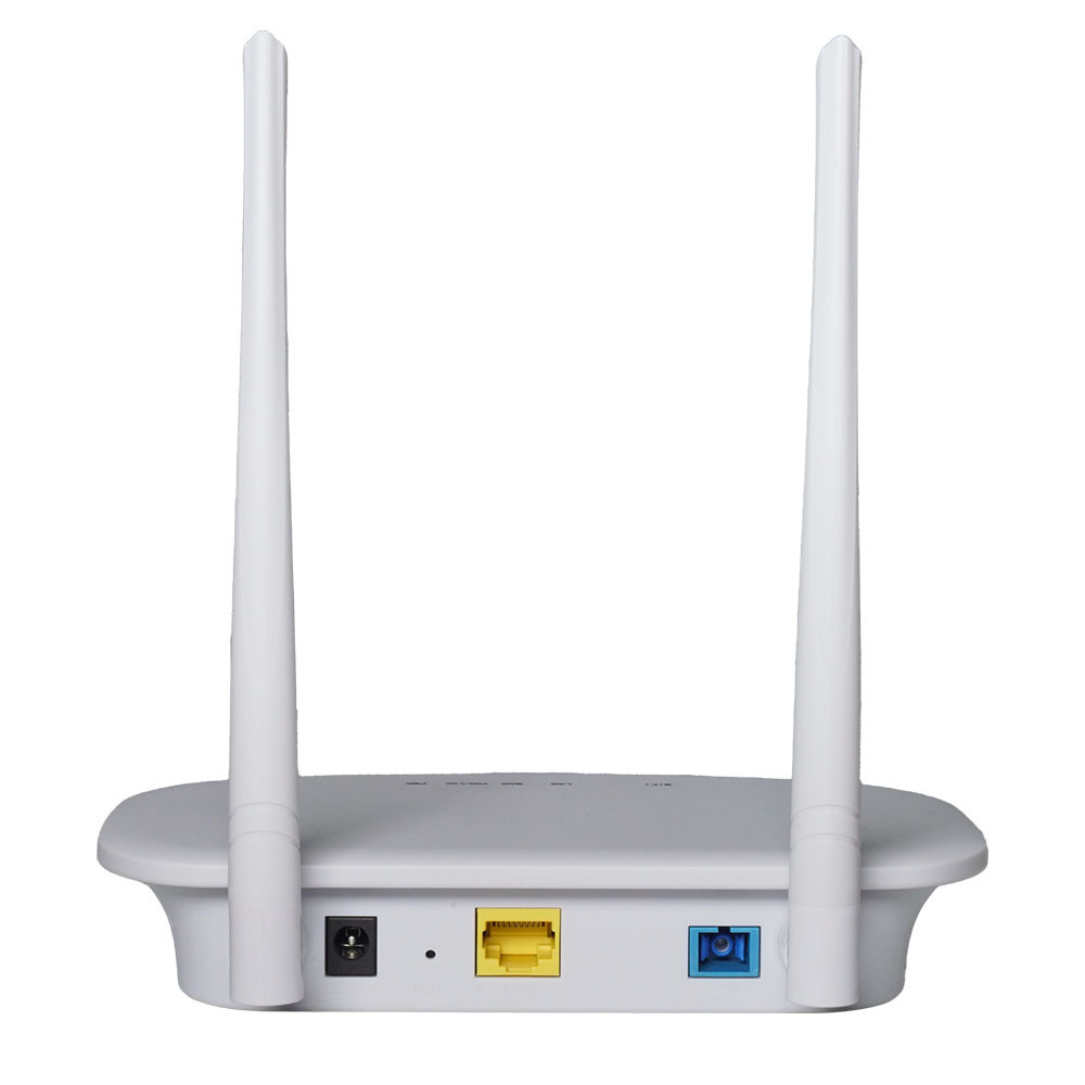 FTTX 27dbm onu wifi router dual antenna Realtek Chipset 1GE XPON ONU