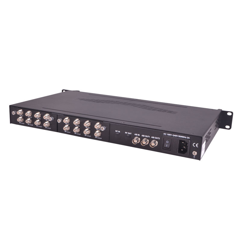 Multiple Channel TS Video Satellite Analog Signal TV Broadcasting Multiplexer 8 Tuner