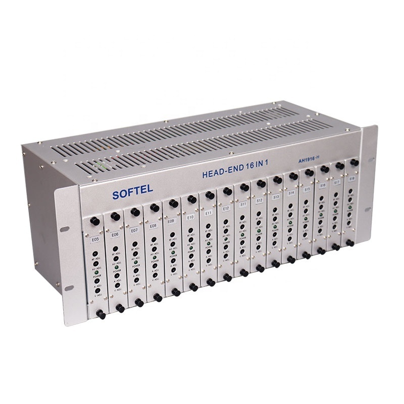 SOFTEL catv 16/24 channel modulators analog catv RF modulator HD input RF output modulator