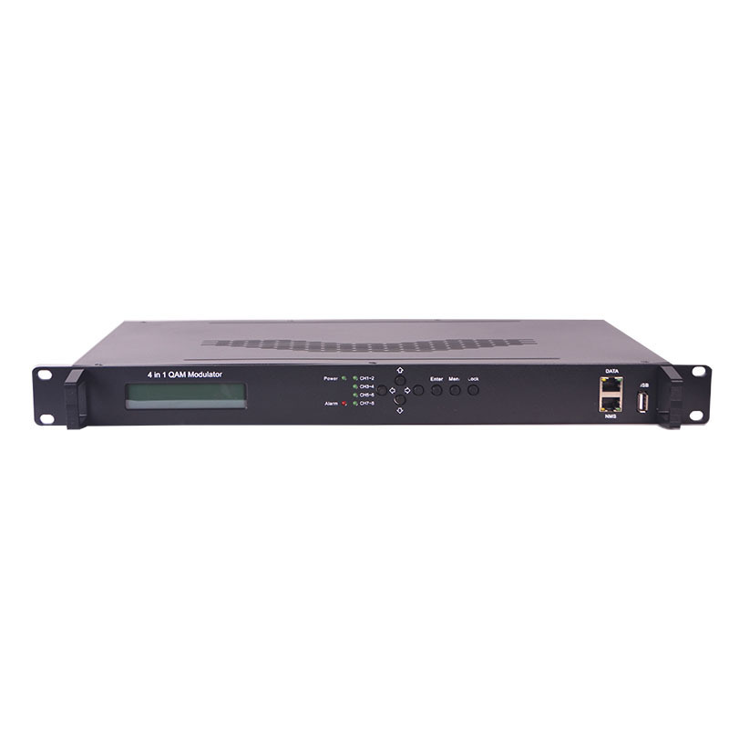 8*DVB-C/T/T2/ISDBT/S/S2/S2X/ATSC FTA Tuner + 6 ASI input+256 IP input 4 in 1 QAM Modulator