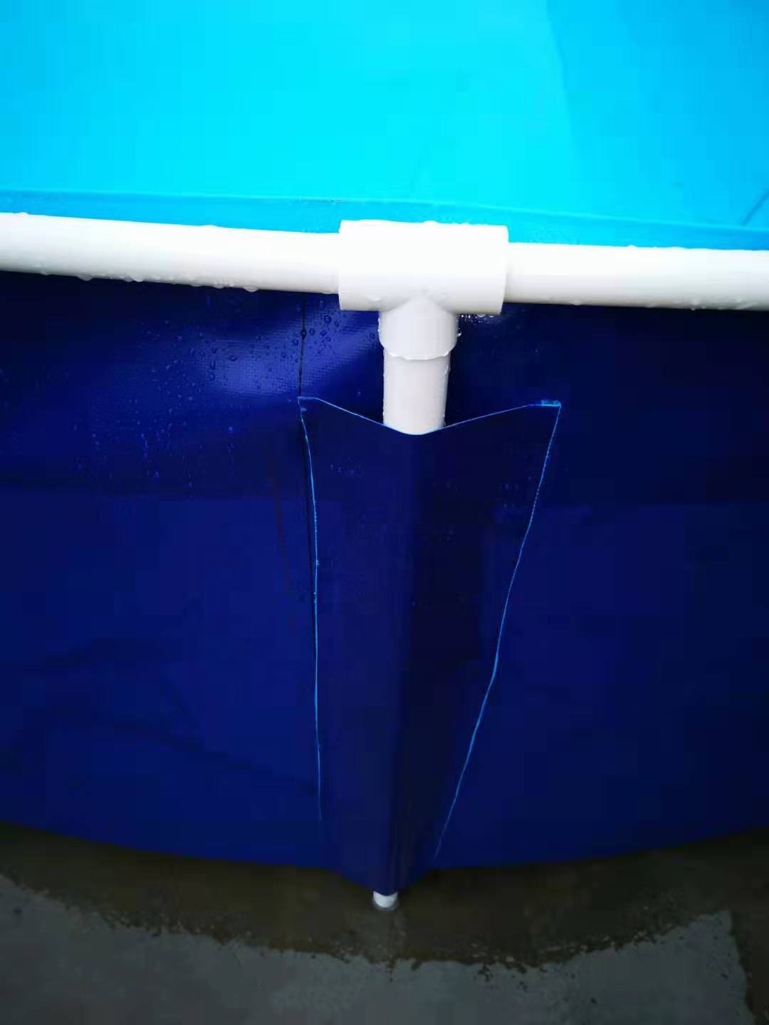 Wholesale High Quality Collapsible Round Tarpaulin Fish Farming Tank Pvc Plastic Fish Tank