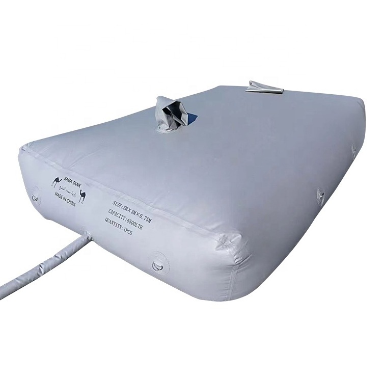 Collapsible Pvc Tarpaulin Irrigation Water Tanks 5000 Litre Non-Potable Water Storage Bladder