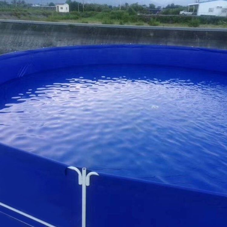 Hot Sale Large Round Ponds Plastic Fish Farming Tank Portable PVC Tarpaulin Fish Tank