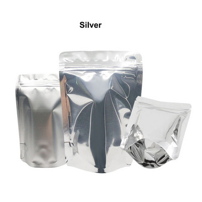 Custom printed Resealable color aluminum foil food package stand up pouch for food package