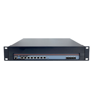 4x10G SFP 8LAN 2U Rackmount Firewall 6th-9th Gen Core i5 i7 Xeon Desktop CPU Business Use Network Management Router C236