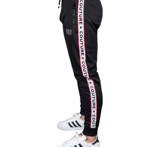 Wholesale Custom Track Pants Slim Fit Zipper Men Joggers sweatpants Wholesale Custom Track Pants Slim Fit Zipper Men Joggers