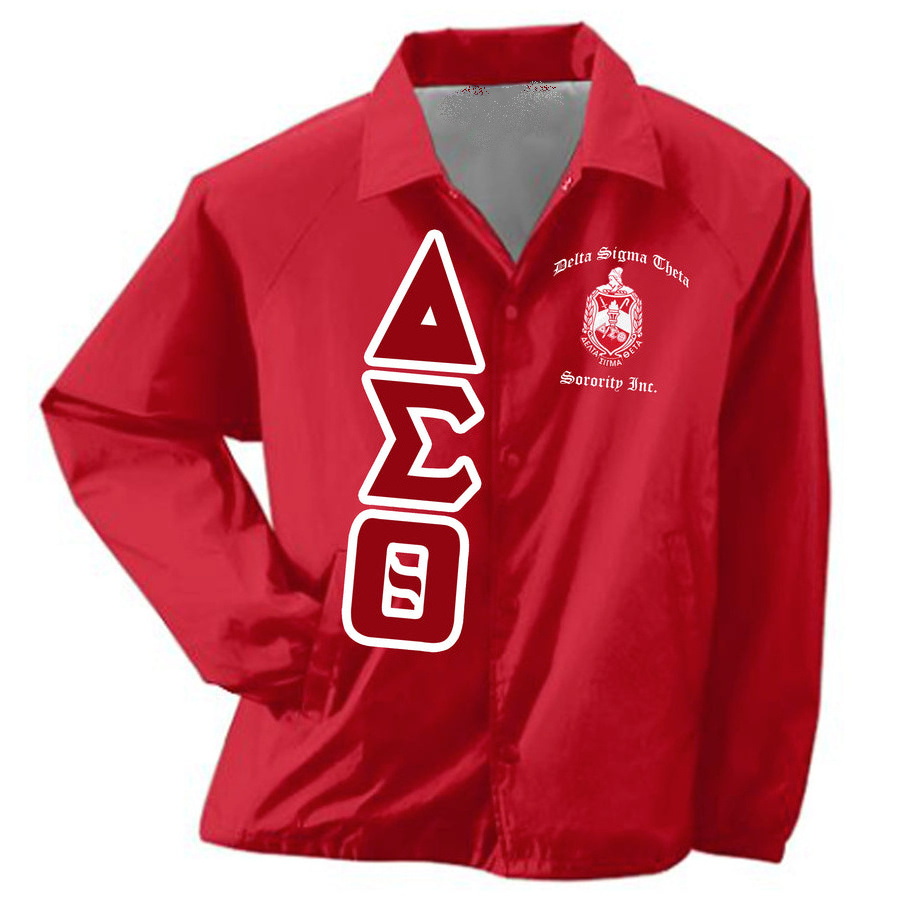 wholesale men Greek Crossing Fraternity line jacket men greek letters and crest line jacket coach windbreaker jacket