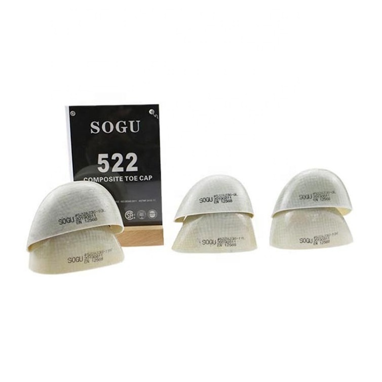 SOGUTECH 522 Safety Boots Fiber Glass Toe Cap 200J Composite Toe Inserts EN12568 Toe Caps for Safety Shoe Materials Non-metallic