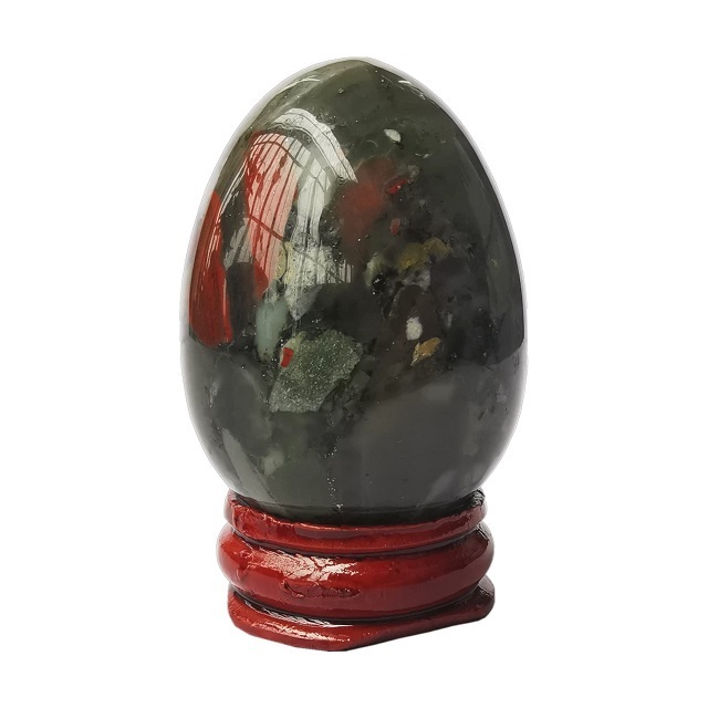 High Quality African Blood Eggs Wholesale Natural Crystal Healing Gemstone Agate Metaphysical Semi Precious Stones for Sale