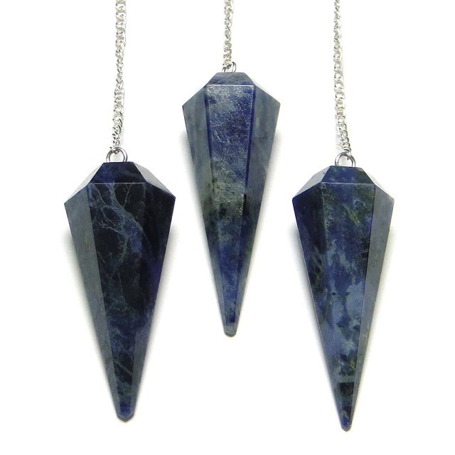 Wholesale Sodalite Healing Dowsing Pendulum Natural Spiritual Chakra Crystal Reiki Pendulum Buy From Soha  Agate