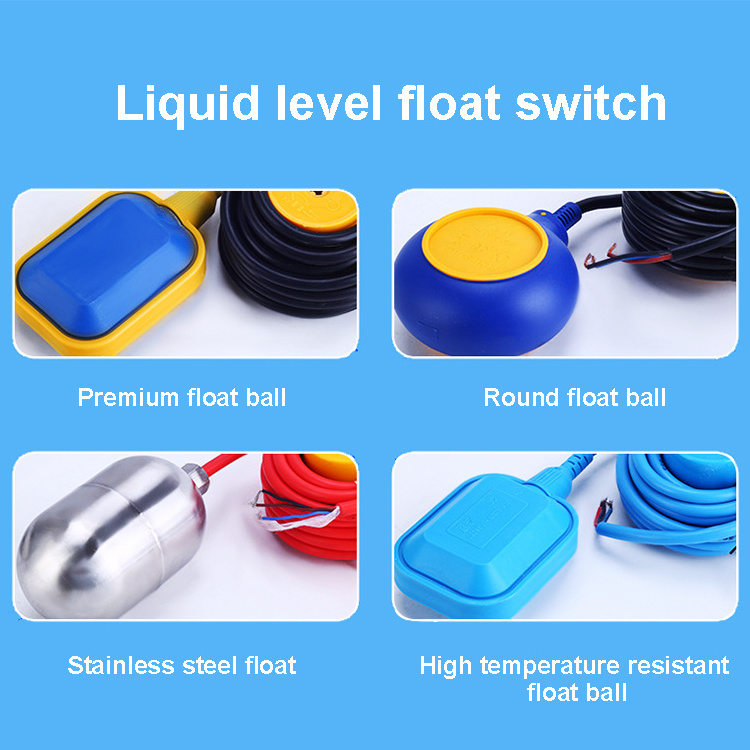 Water Level Float Control Switch For Pump Liquid Water Level Sensor Horizontal Float Switch