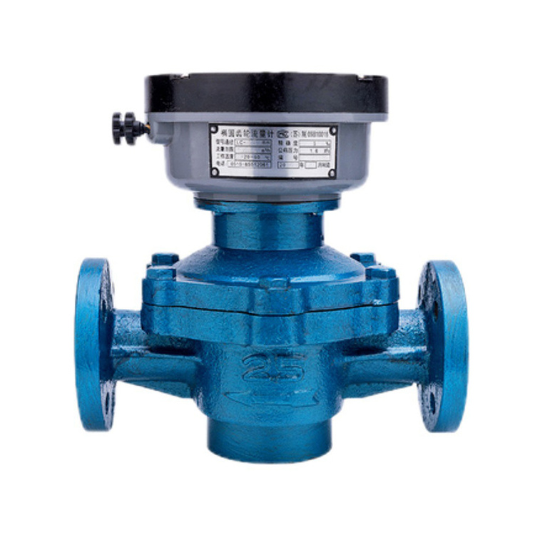 Positive displacement flowmeter hydraulic oil mechanical flow meter