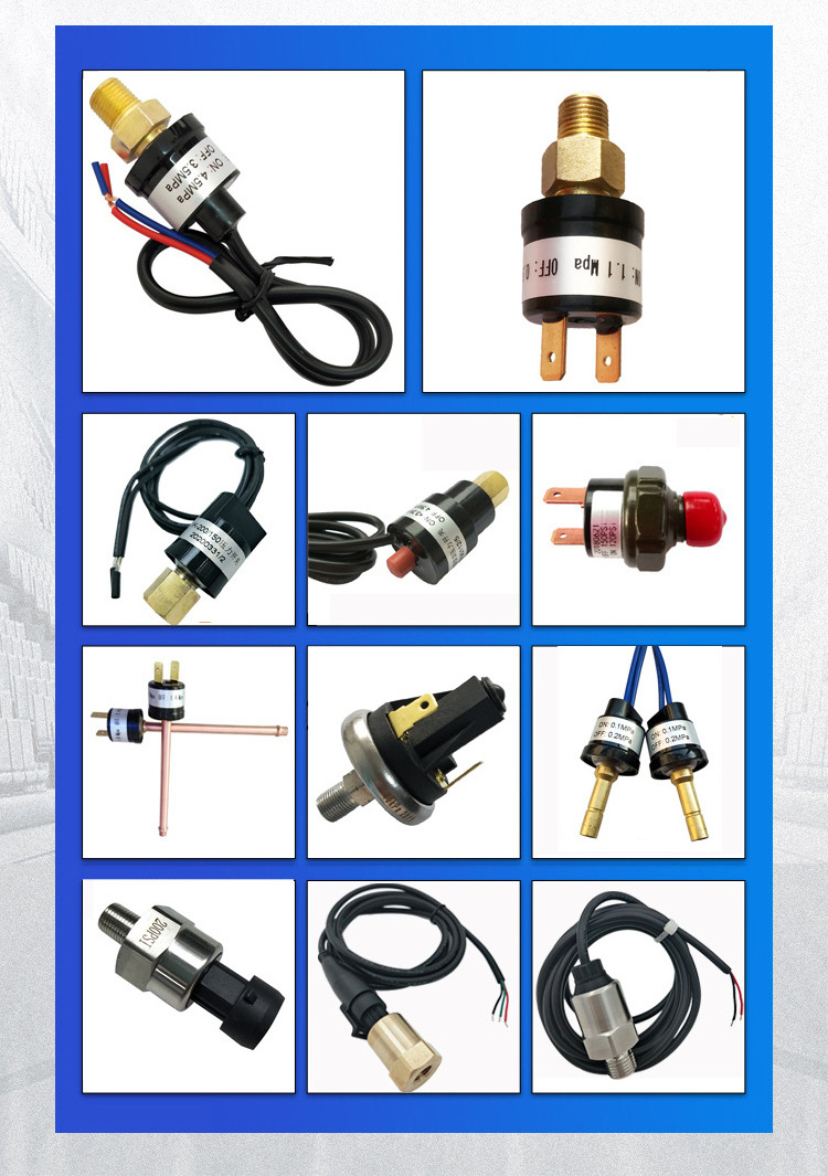 Digital oil water pump automatic pressure control high low pressure switch for air compressor