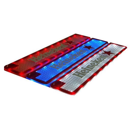 Electronic LOGO led bar mats