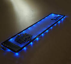 Electronic LOGO led bar mats