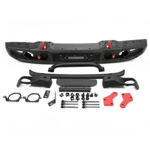 Factory Steel Front Bumper Kit For Jeep Wrangler JL 2018-2023 with U tube  End Caps Removable