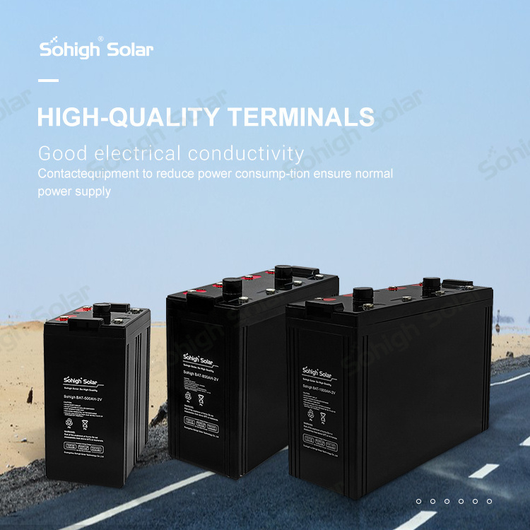 2v 800ah home 30 kw gel lead acid 1 kwh tabular agm deep cycle batteries 2 volts solar energy storage battery for home