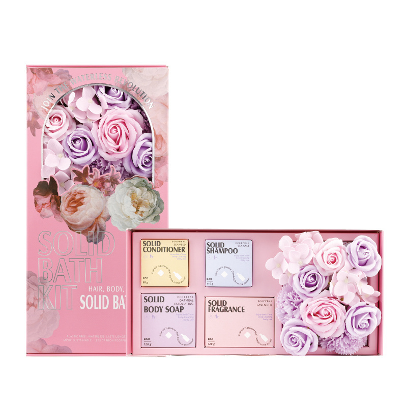 Luxury Mother's Day Christmas Valentine's Day  Body Flower Bath Soap Gift Set