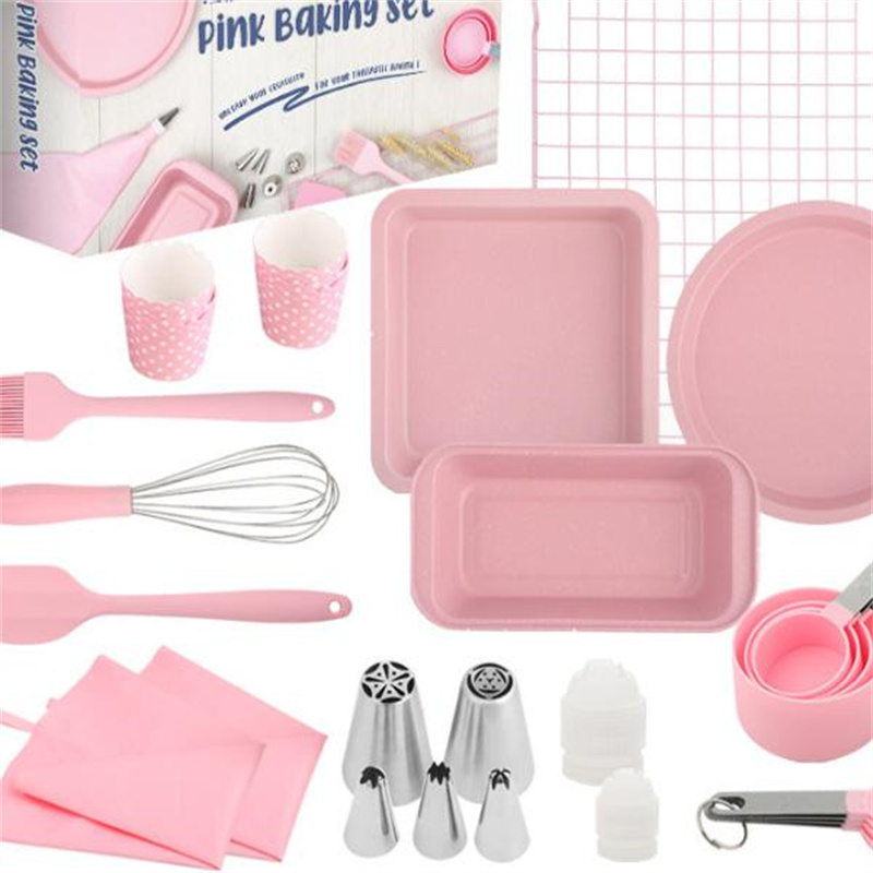 Fashion wholesale Novice Baking Tool Set Oven Toast Biscuit Cake Bread Pizza Mould Molde De Silicona Reposteria