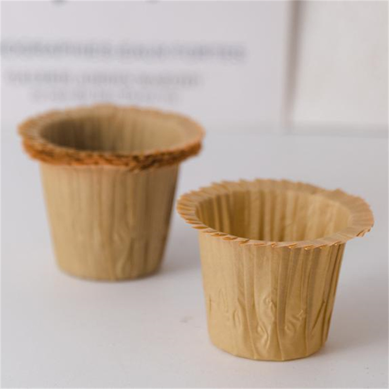 Wholesale 30pcs Muffin Cupcake Paper Cups Oilproof Heat-resisting Liner Baking Ramekins Cake Decoration For Wedding Birthday