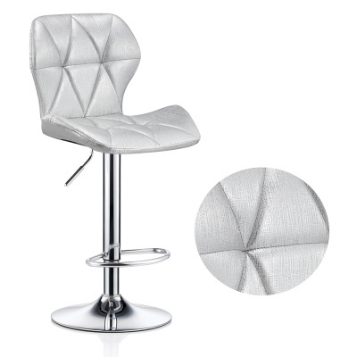 bar swivel chrome base lift chair modern swivel adjustable armless bar stools