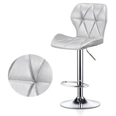 bar swivel chrome base lift chair modern swivel adjustable armless bar stools