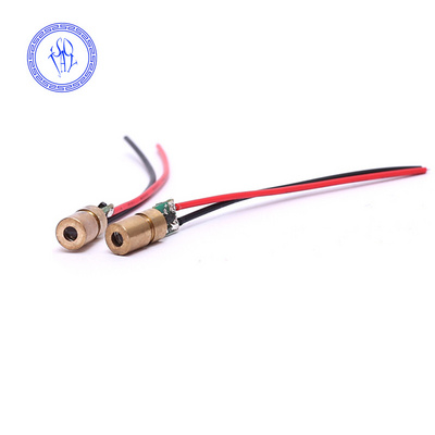 Adjusted 5V 650nm 6mm 5mw Red Point Laser Diode for Pointing