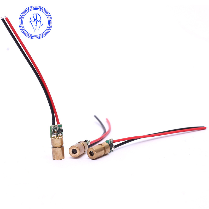 Adjusted 5V 650nm 6mm 5mw Red Point Laser Diode for Pointing